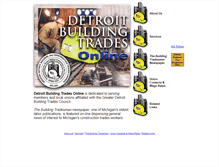 Tablet Screenshot of detroitbuildingtrades.org